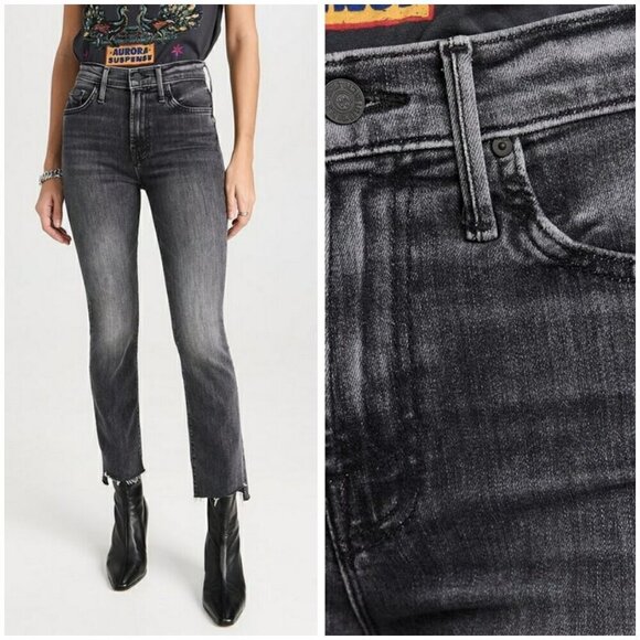 💕MOTHER💕 The Insider Crop Step Fray Jeans ~ Save Your Soul 33 NWT - Picture 8 of 16